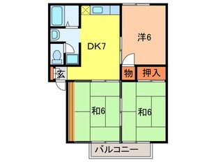 ルミエール中山の物件間取画像